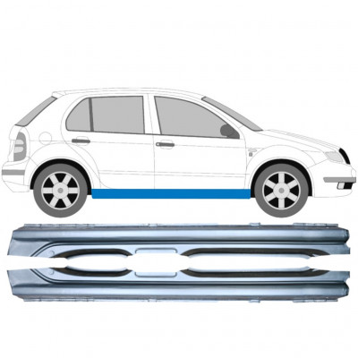 Sottoporta Lamiera Completo per Skoda Fabia I 1999-2007 / Sinistra+Destra / Set 9262