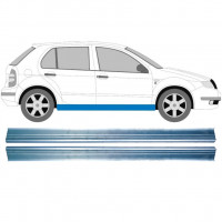 Pannello di riparazione sottoporta lamiera per Skoda Fabia I 1999-2007 / Sinistra+Destra / Set 9543