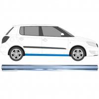 Pannello di riparazione sottoporta lamiera per Skoda Fabia II 2007-2015 / Sinistra = Destra (simmetrico) 11918