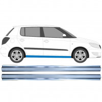 Pannello di riparazione sottoporta lamiera per Skoda Fabia II 2007-2015 / Sinistra+Destra / Set 11919