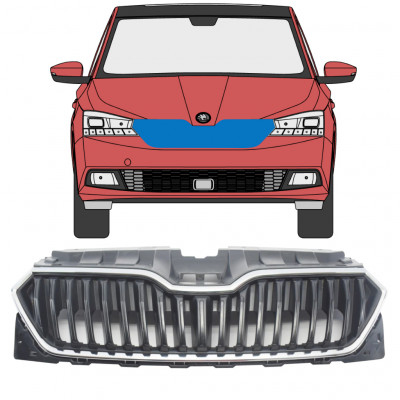 Griglia per Skoda Fabia 2018-2021 / Set 7545