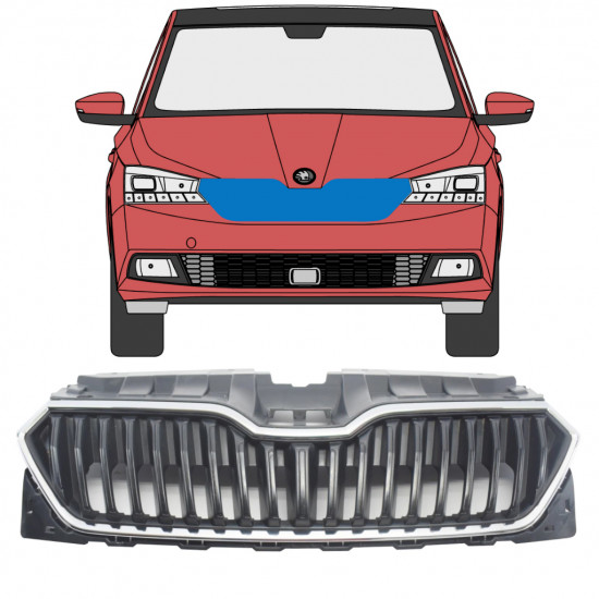 Griglia per Skoda Fabia 2018-2021 / Set 7545