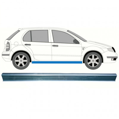 Pannello di riparazione sottoporta lamiera per Skoda Fabia I 1999-2007 / Sinistra = Destra (simmetrico) 8595