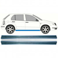 Pannello di riparazione sottoporta lamiera per Skoda Fabia I 1999-2007 / Sinistra = Destra (simmetrico) / Set 10313