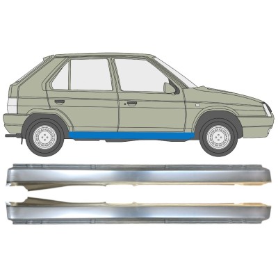 Sottoporta Lamiera Completo per Skoda Favorit 1989-1995 / Sinistra+Destra / Set 14881