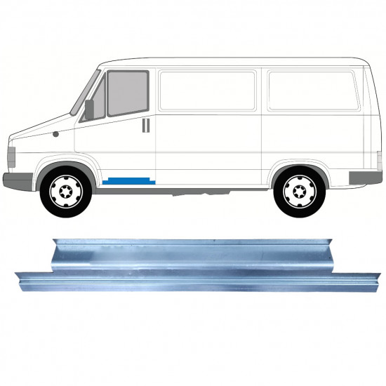 Pannello di riparazione porta anteriore interno per Fiat Ducato 1981-1994 / Sinistra 7741