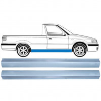 Pannello di riparazione sottoporta lamiera per Skoda Felicia 1994-2001 / Sinistra = Destra (simmetrico) / PICKUP / Set 12608