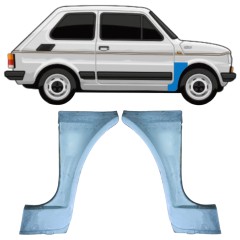 Pannello di riparazione parafango anteriore per Fiat 126p 1972-2000 / Sinistra+Destra / Set 11219