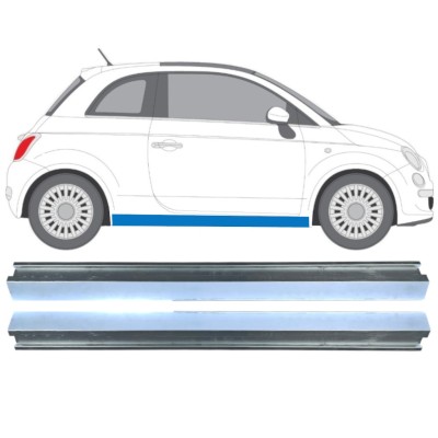Pannello di riparazione sottoporta inferiore per Fiat 500 2007-2018 / Sinistra+Destra / Set 16070