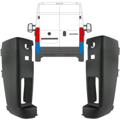 Angolo paraurti posteriore per Citroen Jumper 2006-2018 / Sinistra / Sinistra+Destra / Set 14085