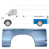 Pannello di riparazione parafango posteriore per Peugeot Boxer 1994-2006 / Sinistra 13467