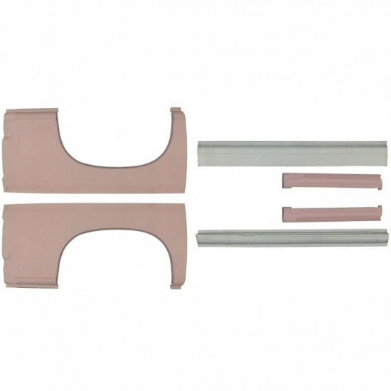 Pannello di riparazione sottoporta e parafango posteriore per Citroen Jumper 1994-2006 / Set 14381