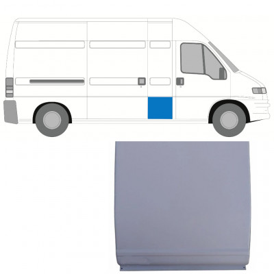 Pannello di riparazione laterale per Fiat Ducato 1994-2006 / Sinistra = Destra (simmetrico) 7332
