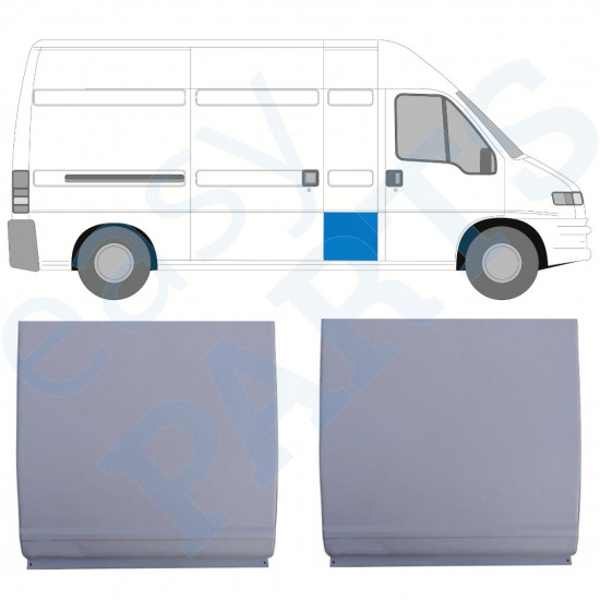 Set di pannelli di riparazione per Fiat Ducato 1994-2006 / Sinistra = Destra (simmetrico) / 10457