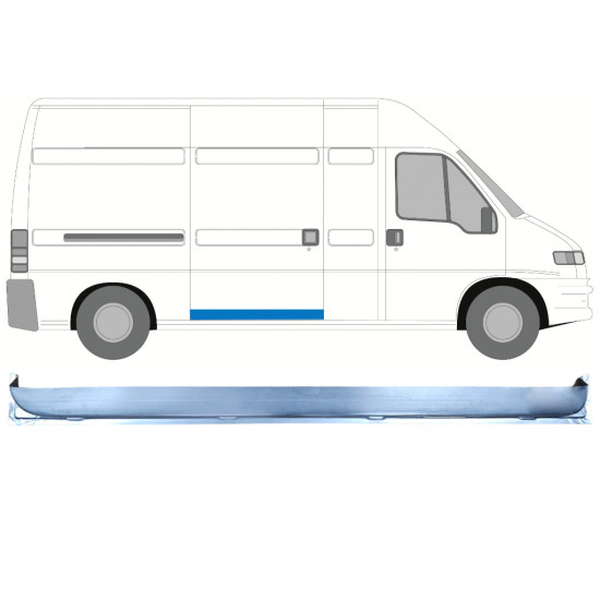 Pannello di riparazione porta scorrevole interno per Citroen Jumper 1994-2006 13713