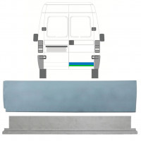 Pannello di riparazione interno ed esterno porta posteriore per Fiat Ducato 1994-2006 / Destra / Set 9749