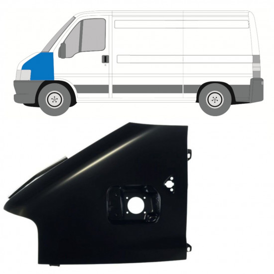 Parafango anteriore per Peugeot Boxer 2002-2006 / Sinistra 13761