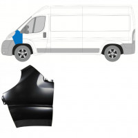 Parafango anteriore per Peugeot Boxer 2006-2014 / Sinistra 13016