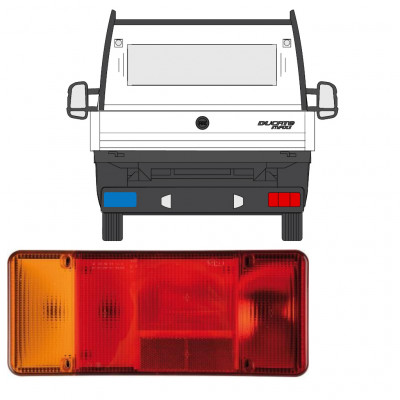 Fanale posteriore per Peugeot Boxer 2006-2014 / Sinistra 13983