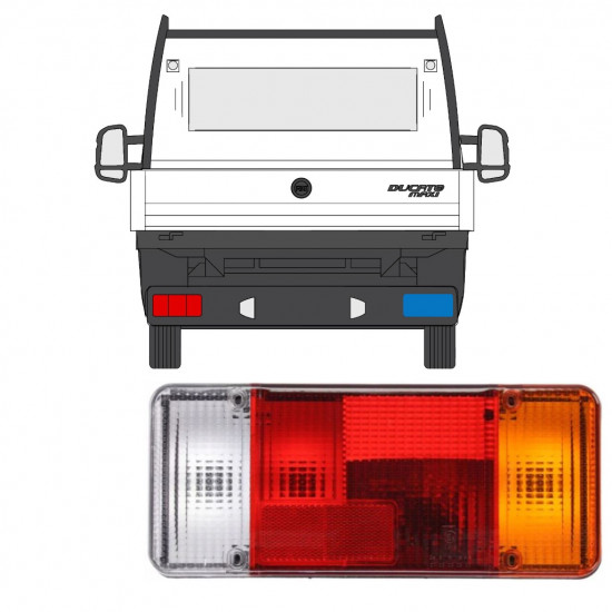 Fanale posteriore per Peugeot Boxer 2006-2014 / Destra 13981