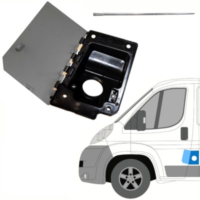 Sportellino del carburante per Fiat Ducato 2006-2014 / Sinistra 15415
