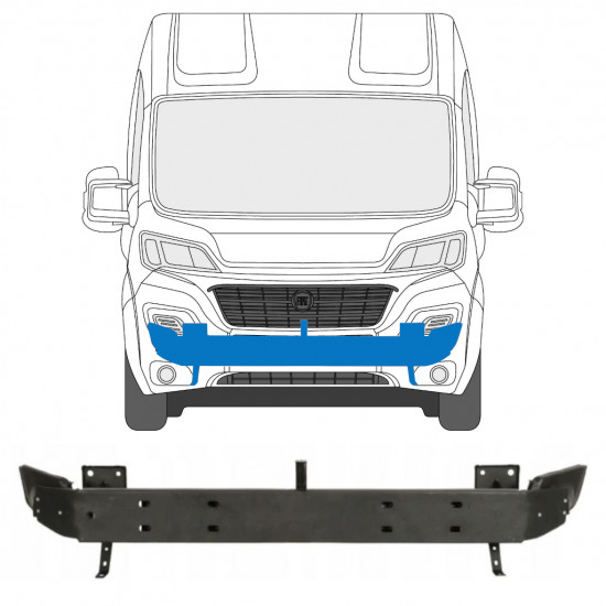 Rinforzo paraurti anteriore per Citroen Jumper 2014-2018 13033
