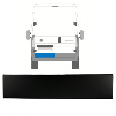 Modanatura laterale porta posteriore per Peugeot Boxer 2018- / Sinistra 13111