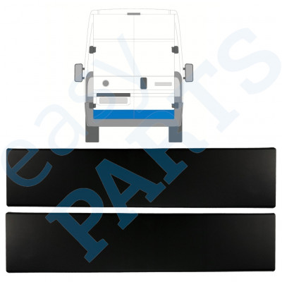 Modanatura laterale porta posteriore per Peugeot Boxer 2018- / Sinistra+Destra / Set 13223