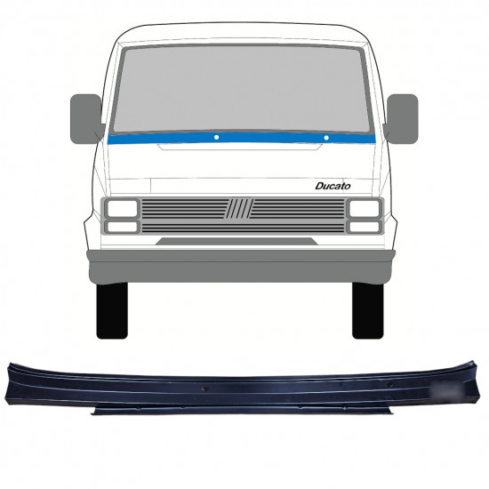 Pannello di riparazione telaio parabrezza per Fiat Ducato 1981-1994 7753