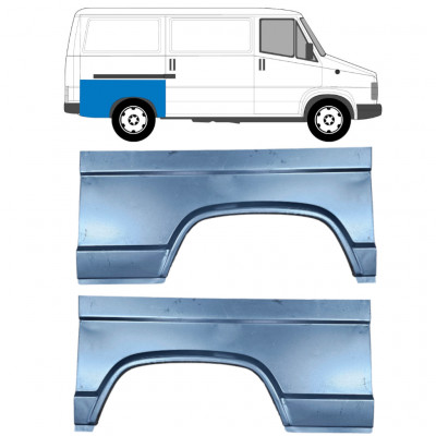 Pannello di riparazione parafango posteriore per Fiat Ducato 1981-1994 / Sinistra+Destra / Set 6514