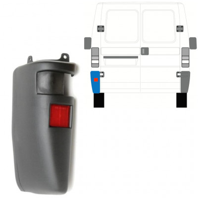Angolo paraurti posteriore per Peugeot Boxer 1994-2002 / Sinistra 13796