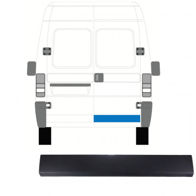 Modanatura laterale porta posteriore per Peugeot Boxer 1994-2002 / Destra 13802