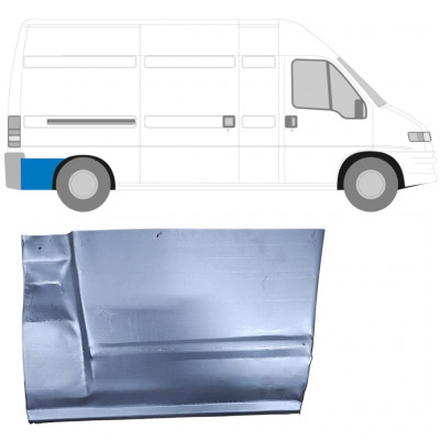 Pannello di riparazione sezione posteriore parafango posteriore per Citroen Jumper 1994-2006 / Destra 13517