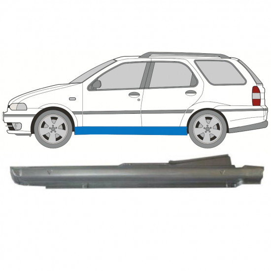 Sottoporta Lamiera Completo per Fiat Palio Weekend 1997-2001 / Sinistra 8084
