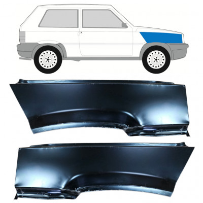 Parafango anteriore per Fiat Panda 1980-2002 / Destra 8087