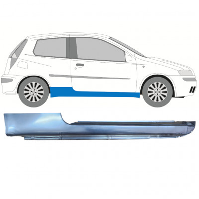 Sottoporta Lamiera Completo per Fiat Punto II 1999-2010 / Destra 8103