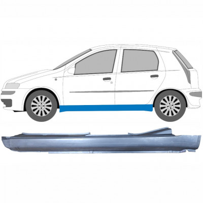 Sottoporta Lamiera Completo per Fiat Punto II 1999-2010 / Sinistra 6495