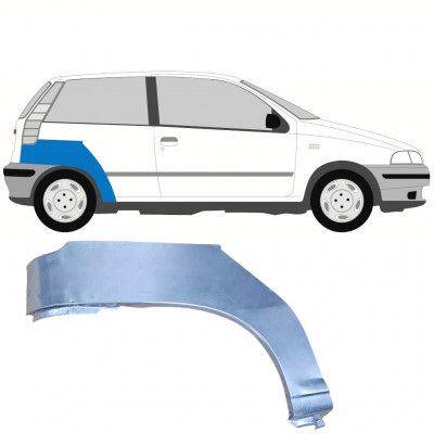 Pannello di riparazione parafango posteriore per Fiat Punto I 1993-1999 / Destra 7273