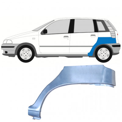Pannello di riparazione parafango posteriore per Fiat Punto I 1993-1999 / Sinistra 7275
