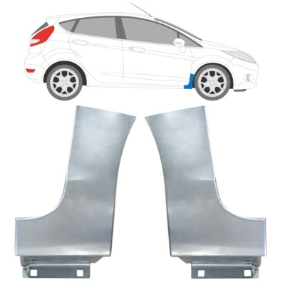 Pannello di riparazione parafango anteriore per Ford Fiesta 2008-2017 / Sinistra+Destra / Set 15779