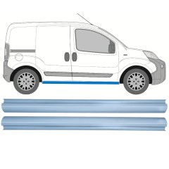 Pannello di riparazione sottoporta lamiera per Citroen Nemo 2007-2017 / Set 13330