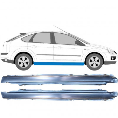 Sottoporta Lamiera Completo per Ford Focus 2004-2010 / Sinistra+Destra / Set 10403