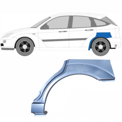 Pannello di riparazione parafango posteriore per Ford Focus 1998-2004 / Sinistra 6585