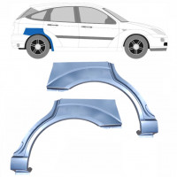 Pannello di riparazione parafango posteriore per Ford Focus 1998-2004 / Sinistra+Destra / Set 6289