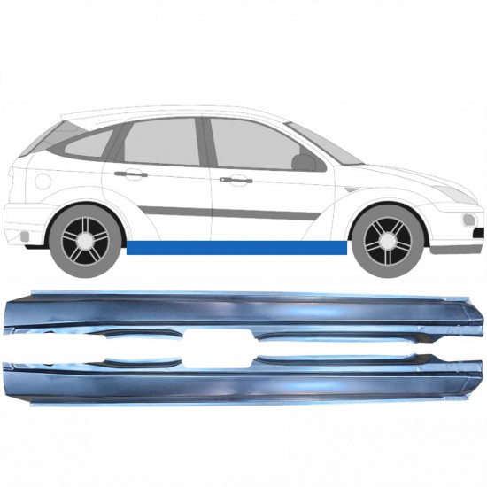 Sottoporta Lamiera Completo per Ford Focus 1998-2004 / Sinistra+Destra / Set 9423