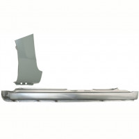 Lamiera di riparazione sottoporta completo e parafango anteriore per Ford Focus 2004-2010 / Sinistra / Set 8736