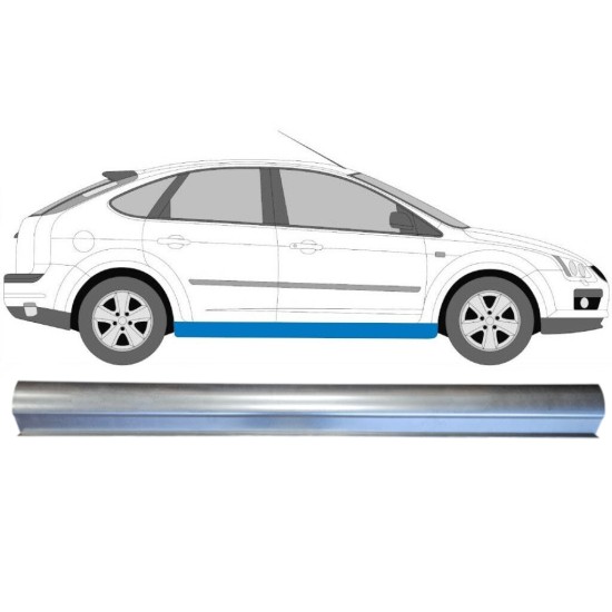 Pannello di riparazione sottoporta inferiore per Ford Focus 2004-2010 / Sinistra = Destra (simmetrico) 14828