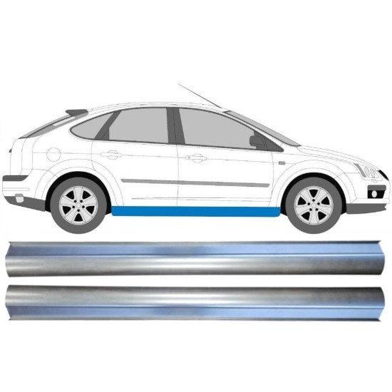 Pannello di riparazione sottoporta inferiore per Ford Focus 2004-2010 / Sinistra+Destra / Set 14829