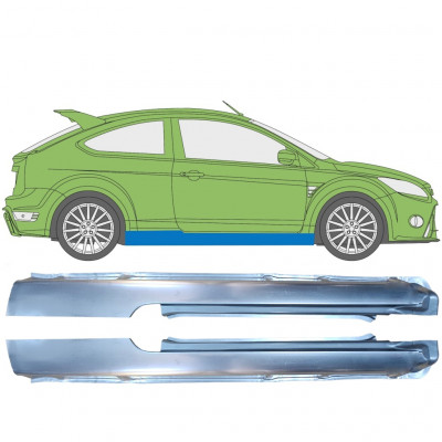 Sottoporta Lamiera Completo per Ford Focus 2004-2010 / Sinistra+Destra / Set 10555