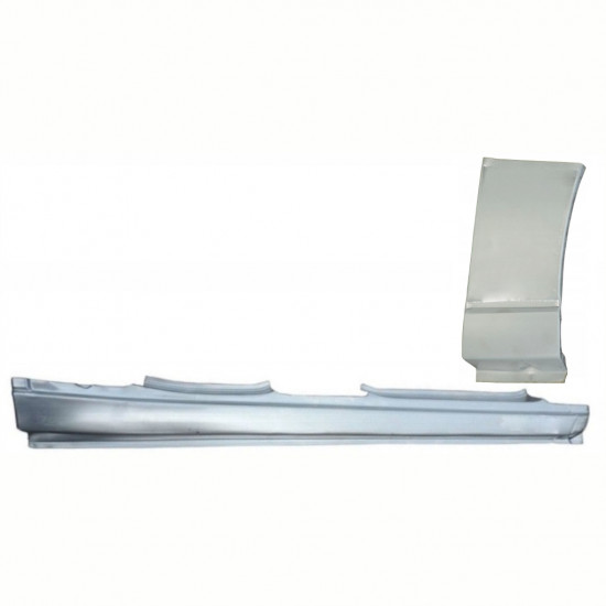 Lamiera di riparazione sottoporta completo e parafango anteriore per Ford Focus 1998-2004 / Destra / Set 8733